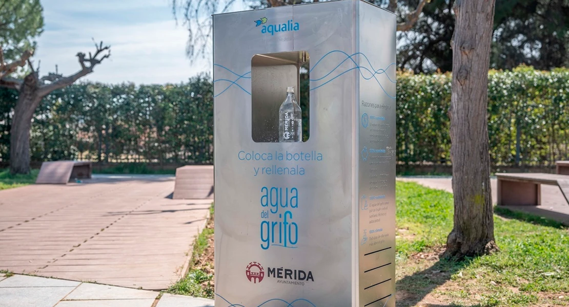 Así es la primera fuente de agua refrigerada para botellas de Mérida