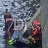 Imágenes del rescate en el río Guadiana la tarde del domingo
