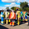 Grave choque frontal entre una ambulancia y un turismo en Badajoz