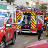 Amplio dispositivo por un incendio en un local de Valdepasillas