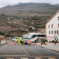Cortan el tráfico durante horas en la N-110: este es el nuevo desvío habilitado