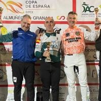 El Club BMX Badajoz destaca en la Copa de España con varios podios