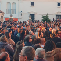 Hornachos abarrotado para apoyar a la familia de Francisca Cadenas