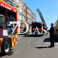 Atienden a una joven menor de edad tras un incendio de vivienda en Badajoz