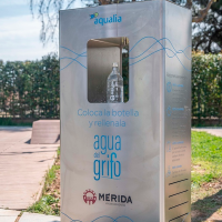 Así es la primera fuente de agua refrigerada para botellas de Mérida