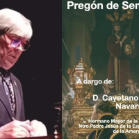 Pregón de Semana Santa de Badajoz: "Solo soy un humilde nazareno de fila"