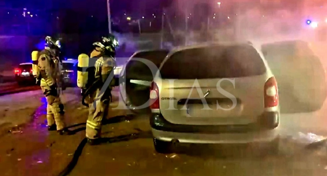 Llamas en plena noche de nuevo en Cerro de Reyes