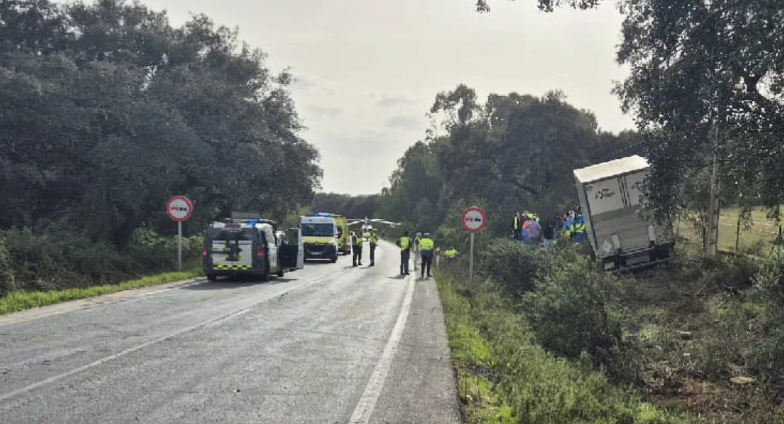 Un trágico accidente de tráfico deja un fallecido en la provincia de Badajoz