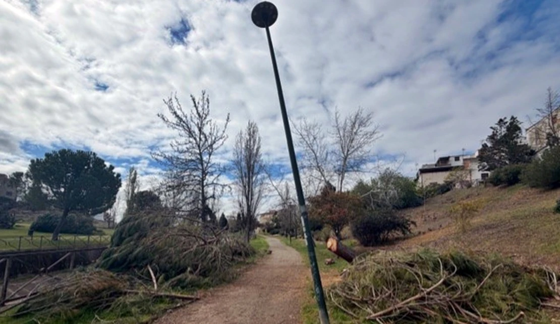Denuncian el mal estado de estos parques en Badajoz