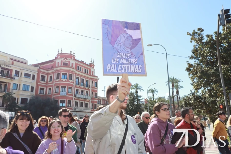 Marcha del 8M en Badajoz en imágenes