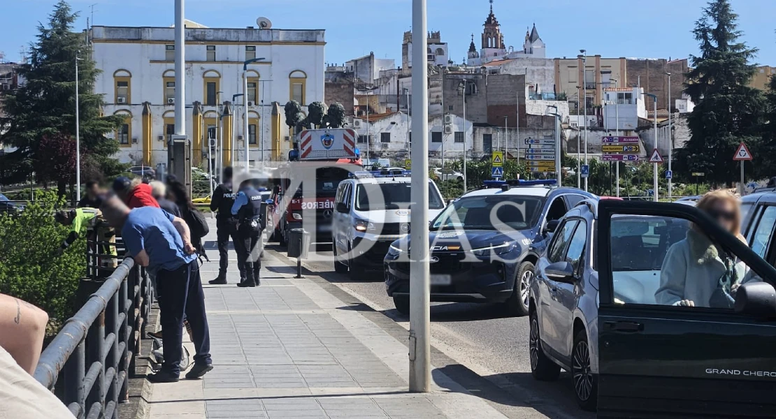Imágenes del rescate en el río Guadiana la tarde del domingo