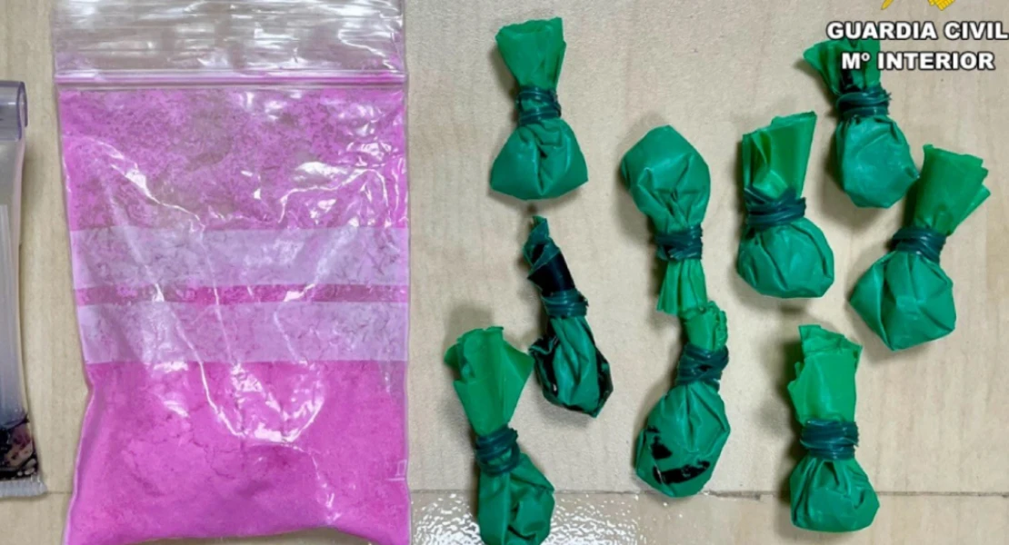 Pillan a un conductor transportando 'cocaína rosa' por Extremadura