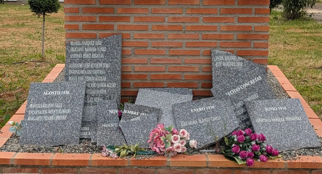 Denuncian actos vandálicos al Memorial a las víctimas del franquismo en Cabeza la Vaca