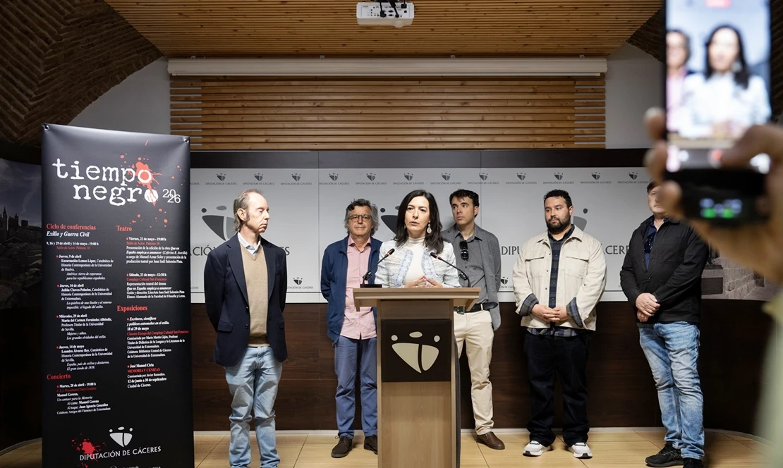 La Diputación de Cáceres reivindica la memoria del exilio frente al olvido