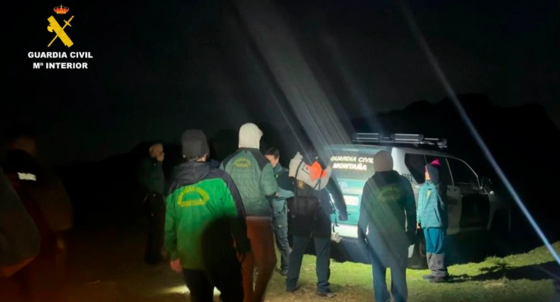 La Guardia Civil rescata a cuatro senderistas portugueses perdidos en Extremadura