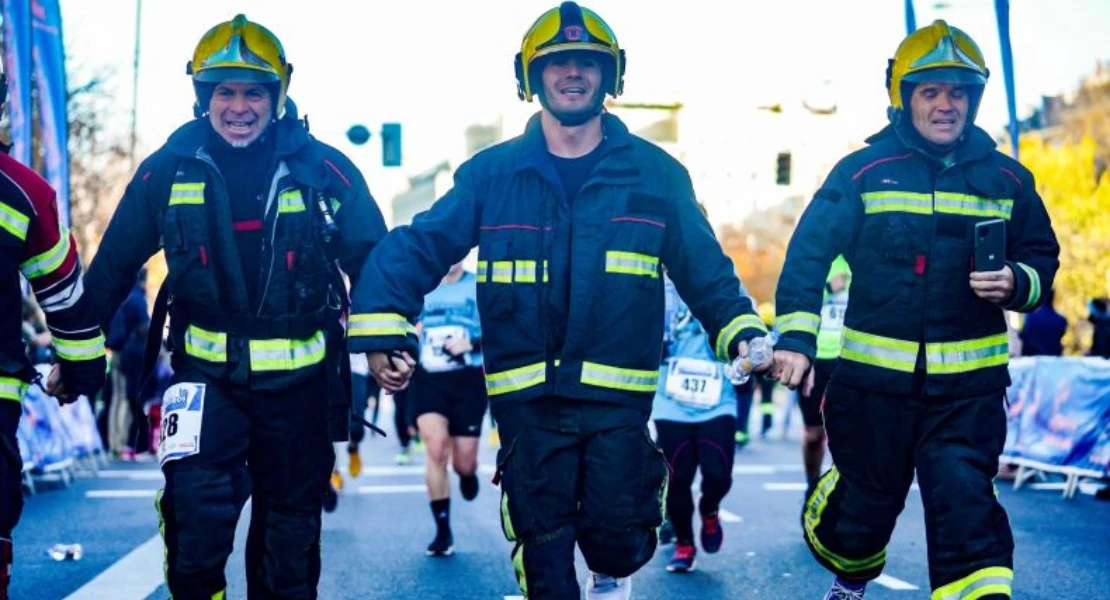 Running y homenaje a los bomberos en Badajoz en una cita deportiva única