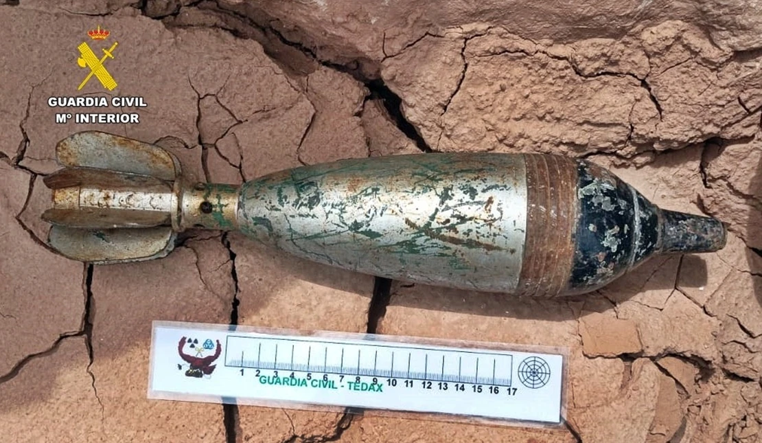 La Guardia Civil desactiva una granada de mortero en un centro de reciclaje de Zafra