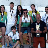 La UEx se alza con el oro en el Campeonato de España de escalada
