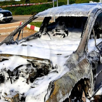 Se incendia un vehículo cerca de la Central Nuclear de Almaraz