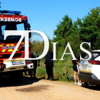 Incendio en una finca entre Gévora y Valdebótoa