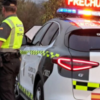 Accidente múltiple con cinco vehículos implicados y heridos en la A-66