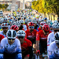 Más de 2.000 ciclistas recorrieron Badajoz durante esta prueba internacional