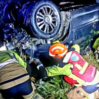 Trágico accidente mortal: tres hombres mueren en una colisión en la EX-102