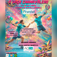 Conoce todos los detalles sobre el torneo de pádel que organiza la comparsa Vendaval en Badajoz