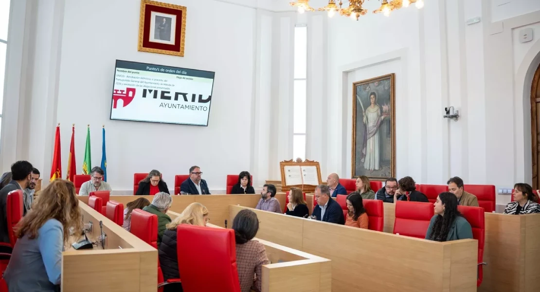 Mérida aprueba los Presupuestos de 2026 y eliminará su deuda financiera