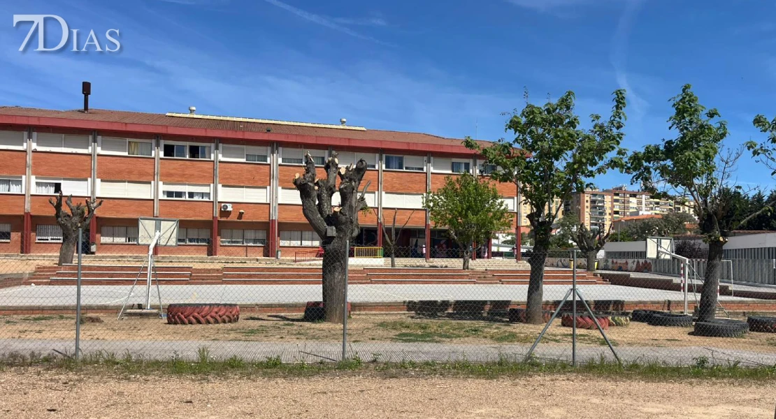La Policía busca pruebas en el patio del colegio donde la niña recibió el disparo