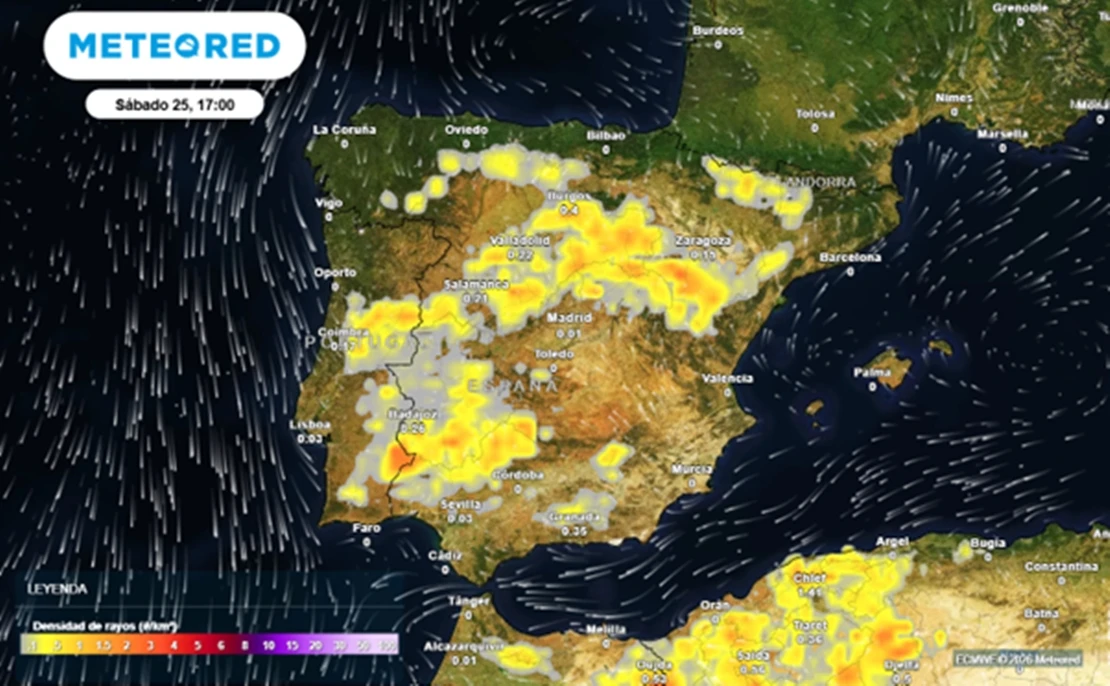 Advierten de tormentas fuertes en la península por la llegada de una DANA