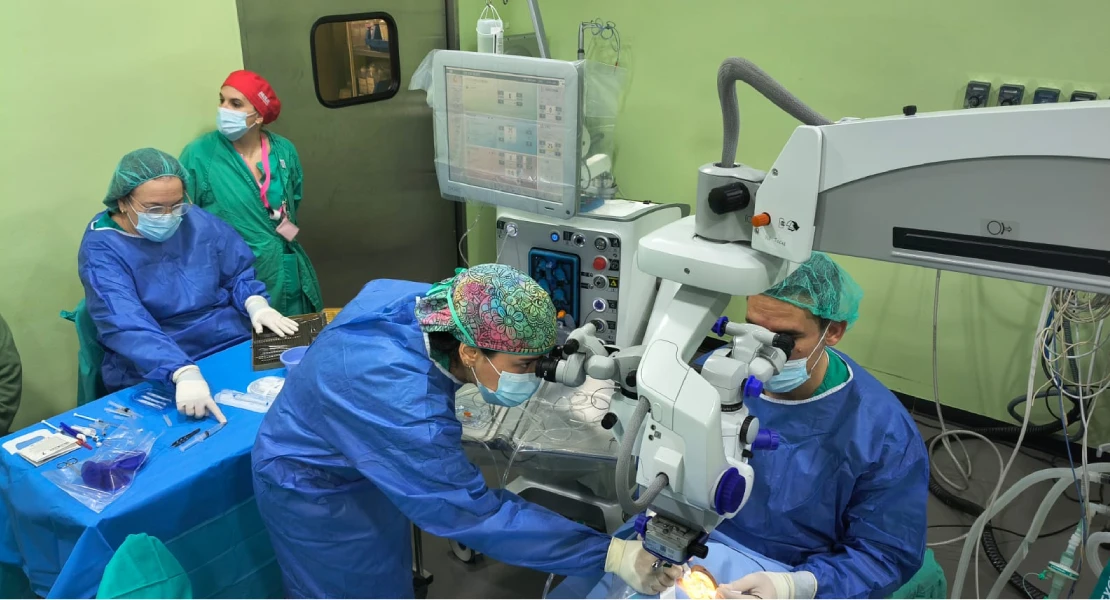 El Hospital de Coria incorpora una avanzada técnica de cirugía de retina