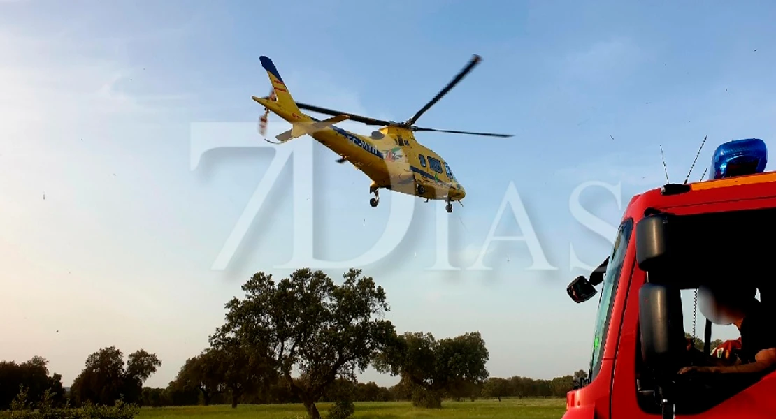 Un grave accidente provoca retenciones en la N-523: dos hombres heridos, uno de ellos, grave