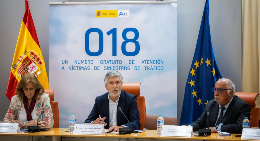 Interior activa un teléfono gratuito para asesorar a víctimas de siniestros de tráfico