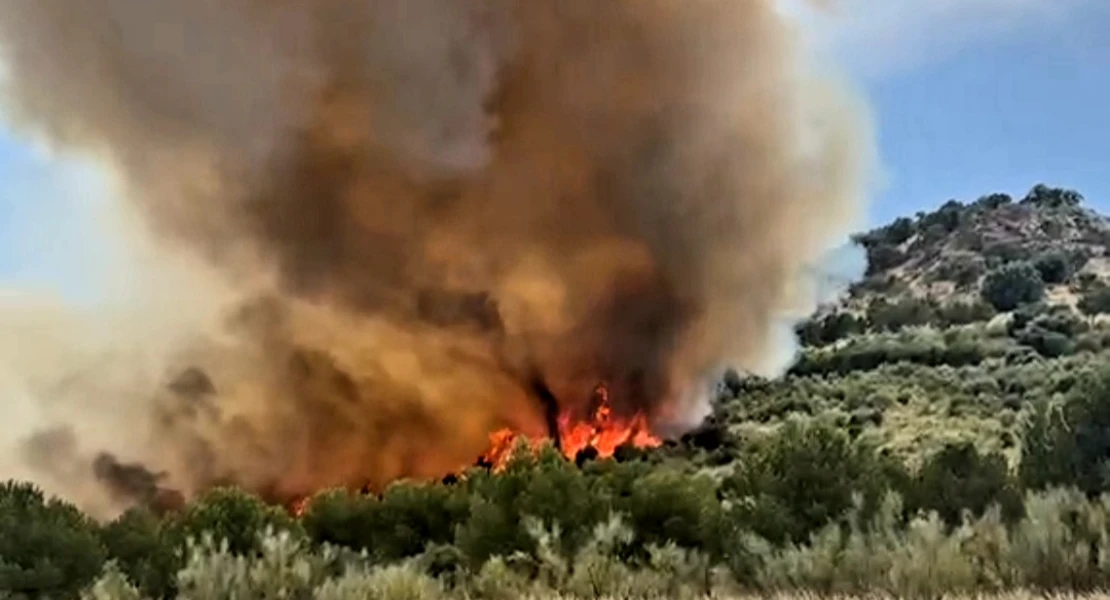 Estabilizado el incendio en el Cerro de Masatrigo