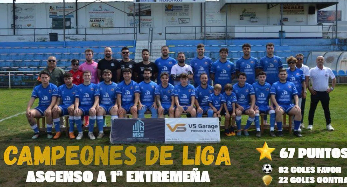 La SP Ribereña culmina una temporada histórica con el ascenso a Primera Extremeña