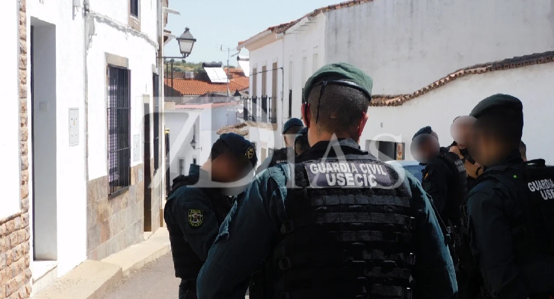 Macrooperación de la Guardia Civil en un municipio extremeño
