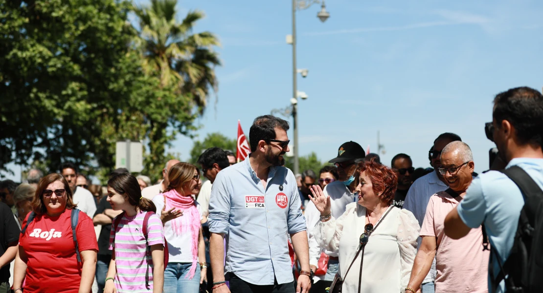 Sánchez Cotrina denuncia un Gobierno "que pone en riesgo el diálogo social" en el 1 de mayo