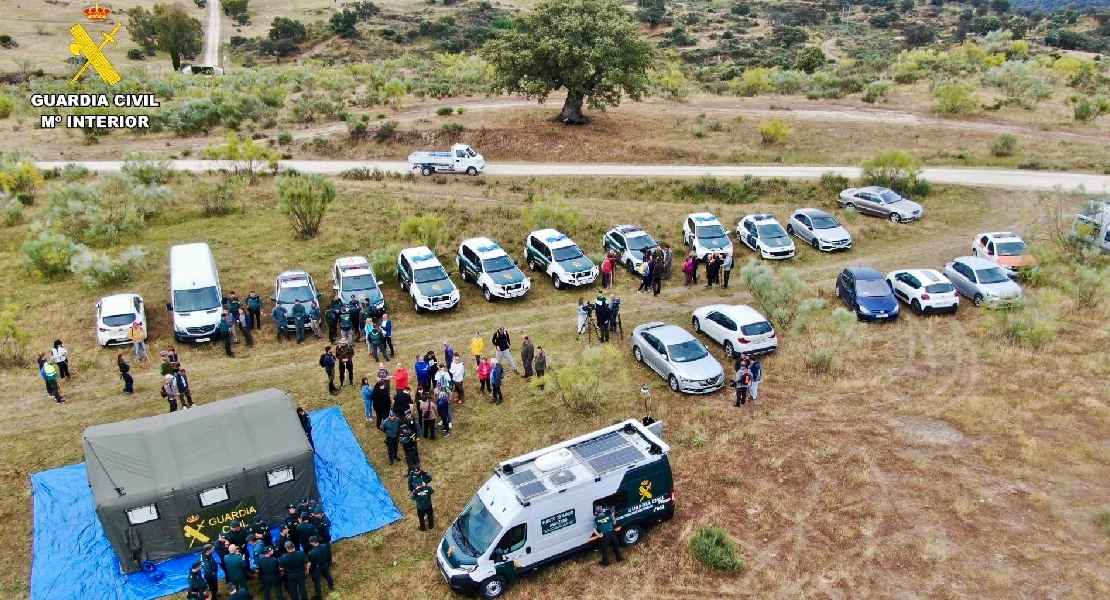 Así está siendo el dispositivo de búsqueda de Rosalía Cáceres por la Guardia Civil