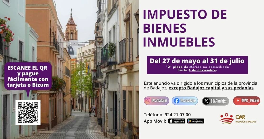 Arranca el plazo para el pago voluntario del IBI