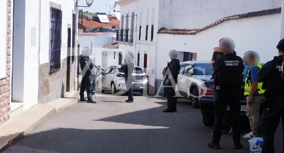 Macrooperación de la Guardia Civil en un municipio extremeño