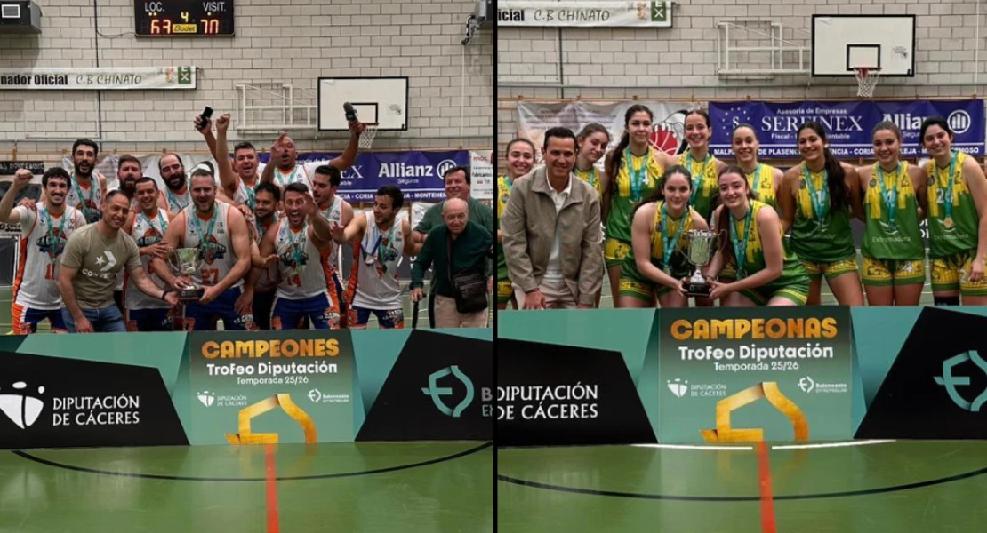 El Al-Qázeres y el CP Estudiantes se proclaman campeones del Trofeo Diputación de Cáceres