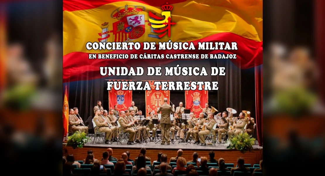 La música militar protagonizará un concierto solidario en el López de Ayala