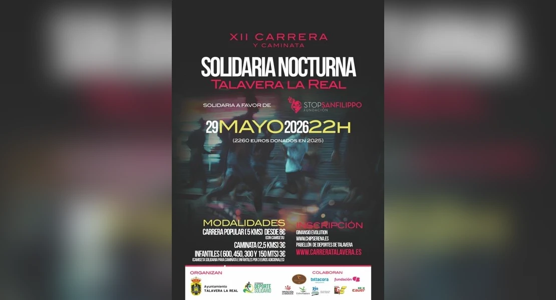 La carrera donde gana la solidaridad vuelve a llenar Talavera la Real