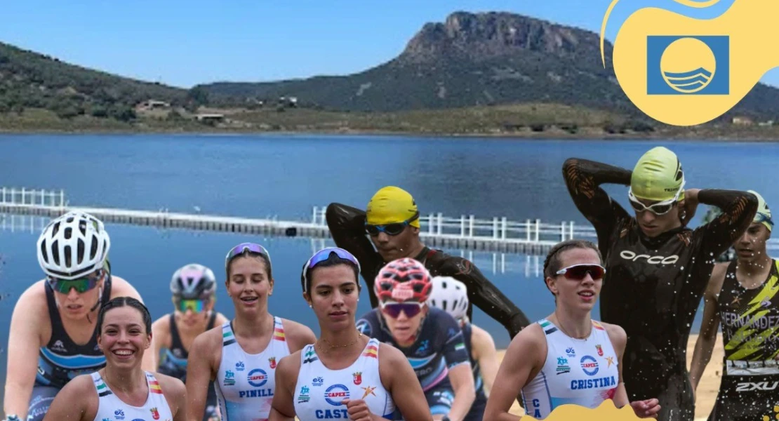 Triatlón en un entorno de Bandera Azul: Peloche presume de paisaje en su gran cita deportiva