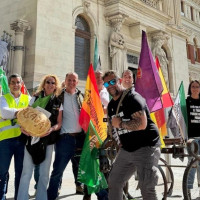 Continúa la protesta histórica del campo extremeño en Madrid