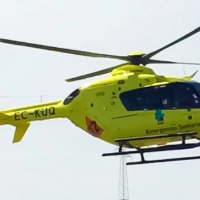 Accidente laboral: herido grave tras caerle una viga en Aldeacentenera (CC)