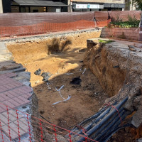 Podrían encontrar más restos humanos en la avenida de Huelva en Badajoz