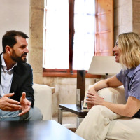 Primera reunión entre Cotrina y Guardiola: “Tenemos una misma obligación: servir a Extremadura”