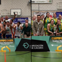 El Al-Qázeres y el CP Estudiantes se proclaman campeones del Trofeo Diputación de Cáceres